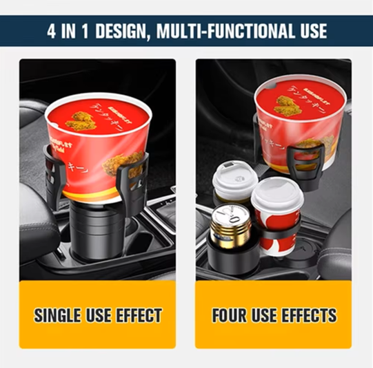 4-in-1 Multifunctional Car Cup Holder