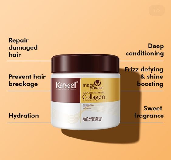 COLLAGEN HAIR TREATMENT DEEP REPAIR CONDITIONING ARGAN OIL