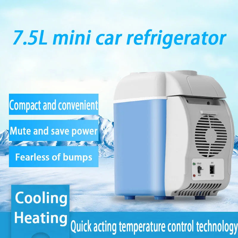 7.5 L Portable Warming and Cooling Car Refrigerator