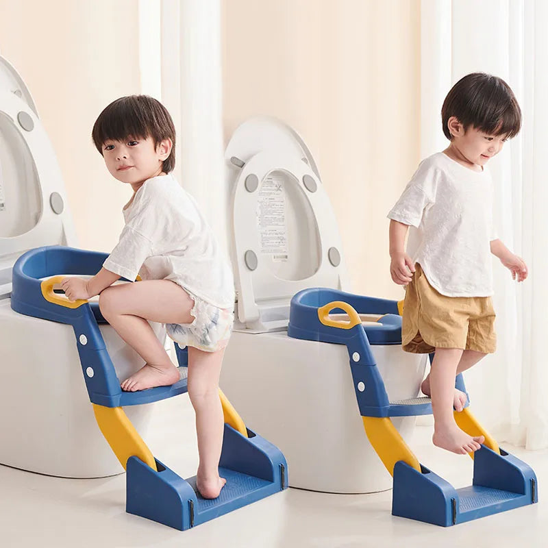 New Foldable Stepped Children's Toilet Ladder